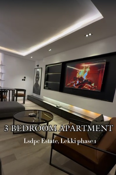 3bedroom  apartment (LSDPC ESTATE,  LEKKI PHASE 1)